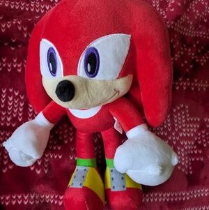 Sonic the Hedgehog Knuckles Plush Toy - Red